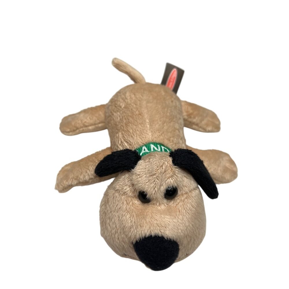 Melissa & Doug Sandy Plush Dog Toy Beige 10" Polyester Fiber Stuffed Animal 59e